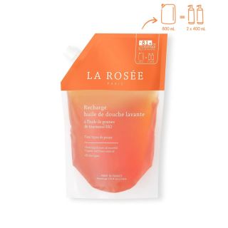 La Rosée Recharge Huile de douche lavante 800ML M01