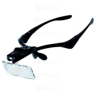 Lunettes a grossissement variablelampe LED integree M01