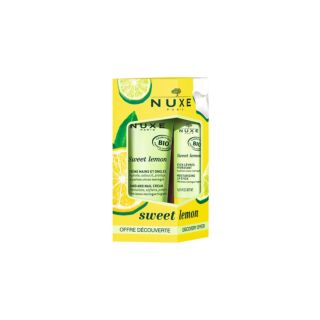 Nuxe Sweet Lemon Duo Stick Lèvres 4g + Crème Mains 30ml M01
