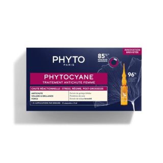 PHYTOCYANE Traitement cheveux antichute femme 12X5ML M01