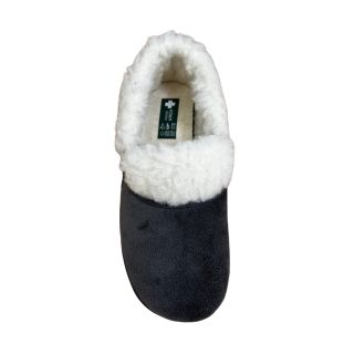 Pantoufles dames fermées et fourrées M01
