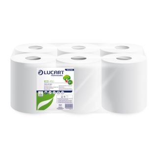 Papier dévidage central Eco Lucart 450 2 plis gaufré 135m M01