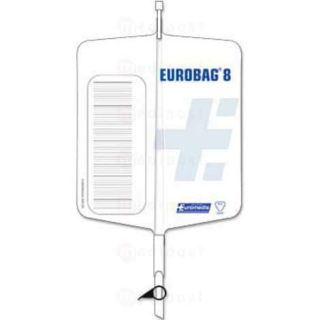 Poche a urine sterile avec robinet rabattableavec crochets M01
