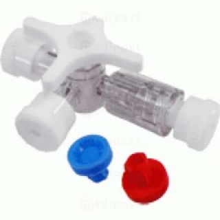 Robinet 3 voies rotation 360degre bouchons Connecta Plus M01