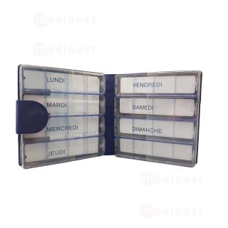 Semainier hebdomadaire Medimax bleu M01