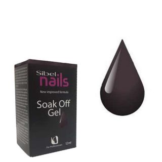 Soak off vernis semi permanent gris fonce M01