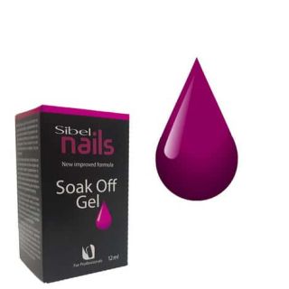 Soak off vernis semi permanent mauve M01
