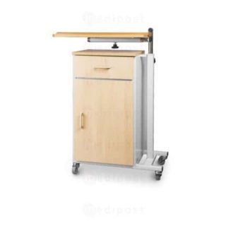 Table de chevet bois avec tablette escamotable M01