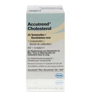 Tigettes Accutrend Cholesterol 25 M01