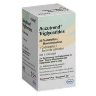 Tigettes Accutrend Triglycerides 25 M01