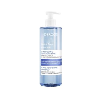 Vichy Dercos Minéral Doux Shampooing Doux Fortifiant Flacon Pompe 400ml M01