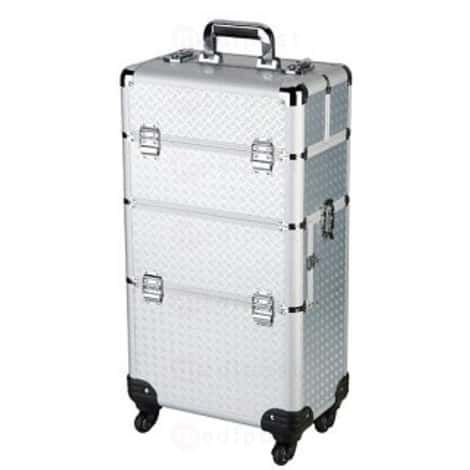 Mallette Trolley professionnelle 2 en 1 alu