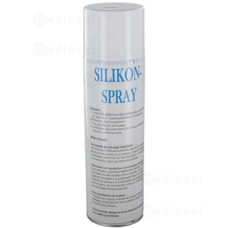 Silkospray Huile de silicone en spray - Lubrifiant sonde urinaire