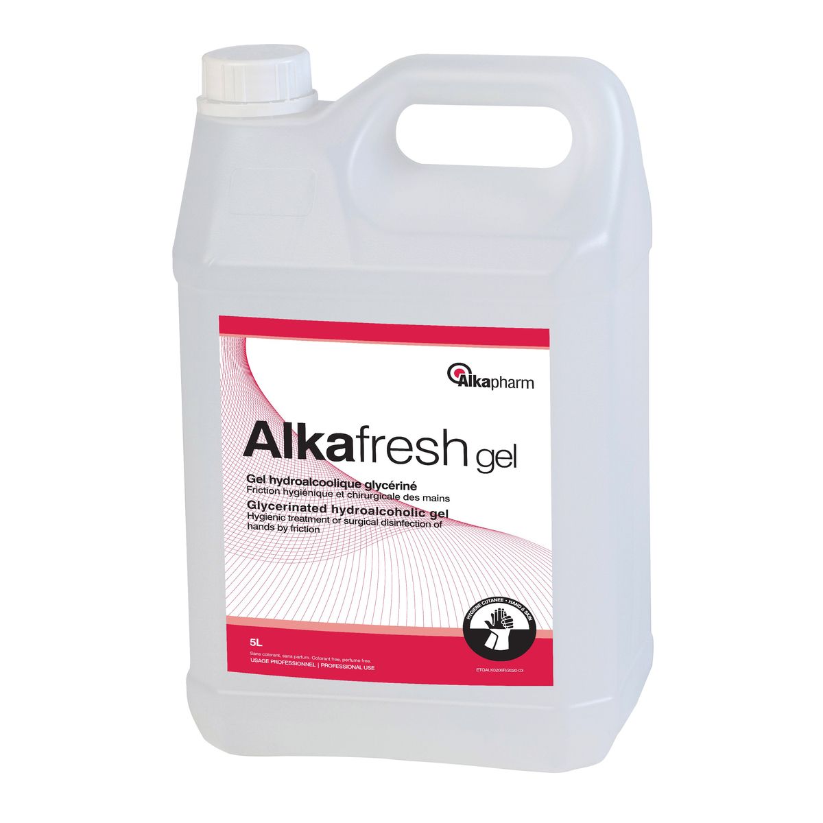 Gel hydroalcoolique Alkafresh 5 litres