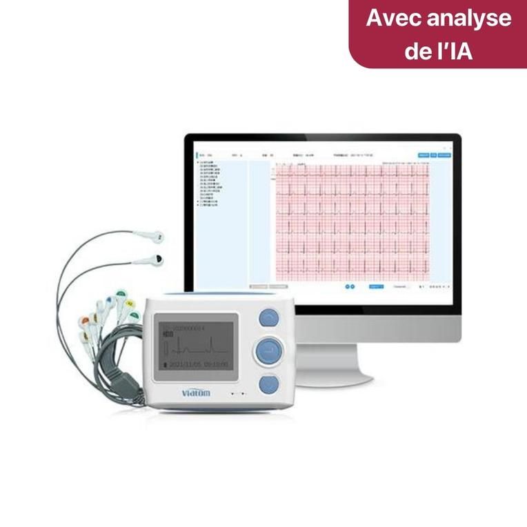 Portable Ceinture Cardio pour Moniteur ECG, ViATOM Moniteur de