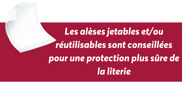 aleses lit jetables reutilisables protection incontinence