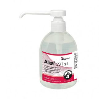 ALK5403 Gel hydroalcoolique Alkafresh 500ml avec pompe M01