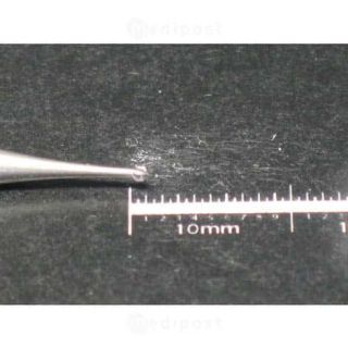 Fraise inox boule diametre1 0mm denture transversale M01