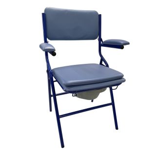 GR92BL Chaise percée pliante bleue GR92 M01