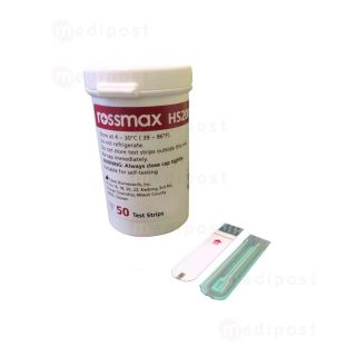 Tigette pour lecteur de glycemie Rossmax HS200 50 M01