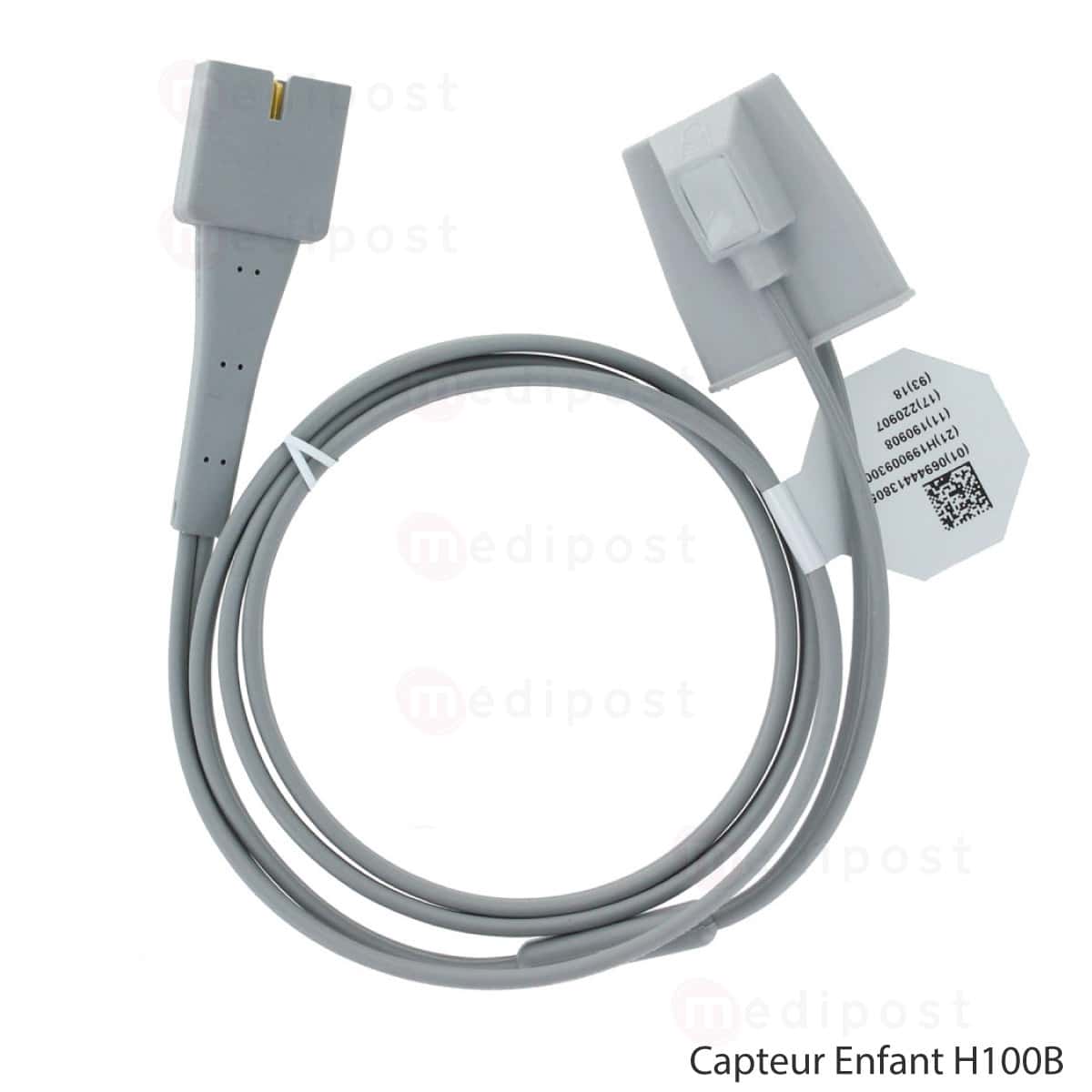 Oxymetre de pouls Edan H100B avec capteur SpO2 adulte M06