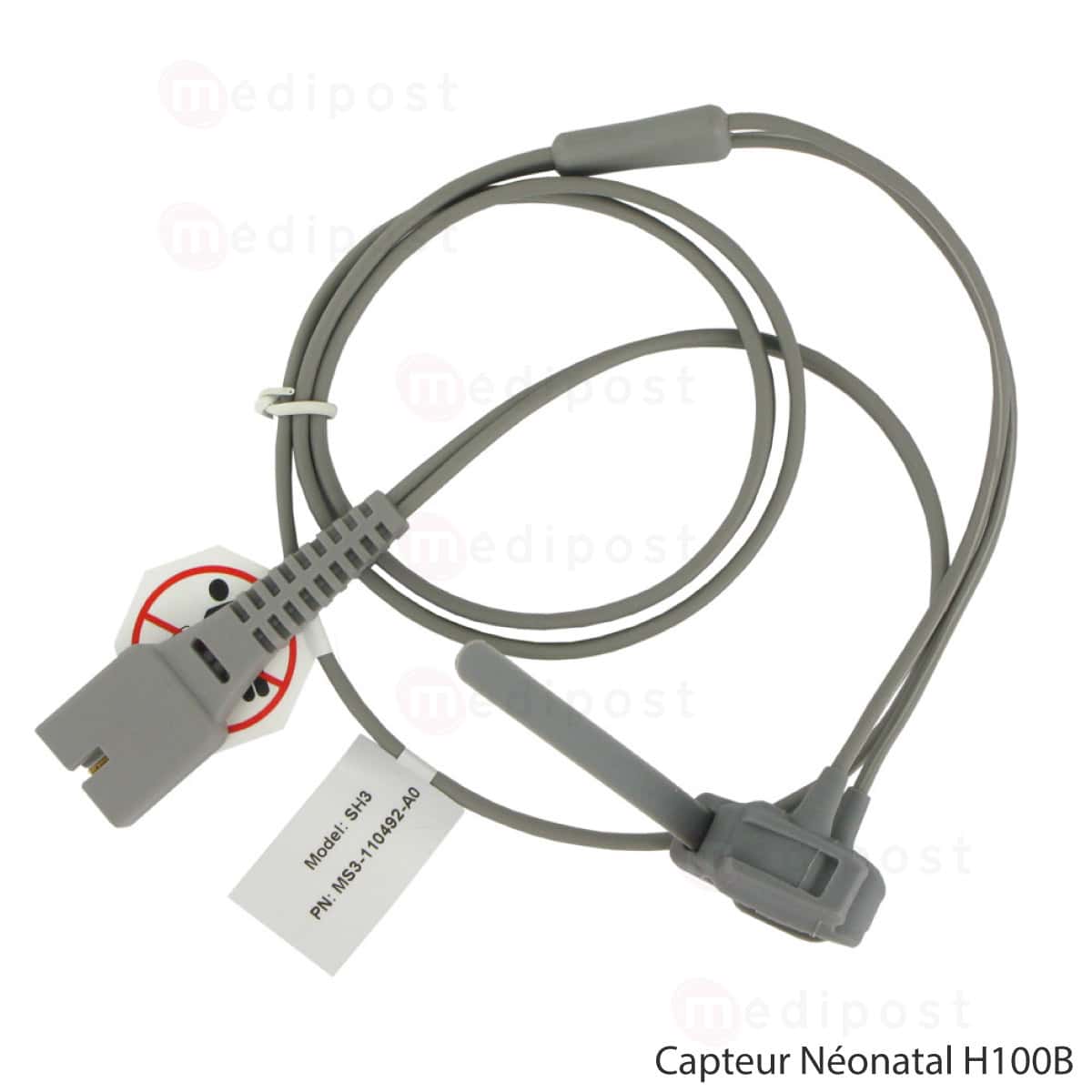 Oxymetre de pouls Edan H100B avec capteur SpO2 adulte M07