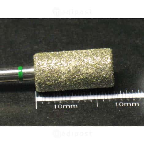 Fraise diamant cylindre diametre6 5mm gros grain M03
