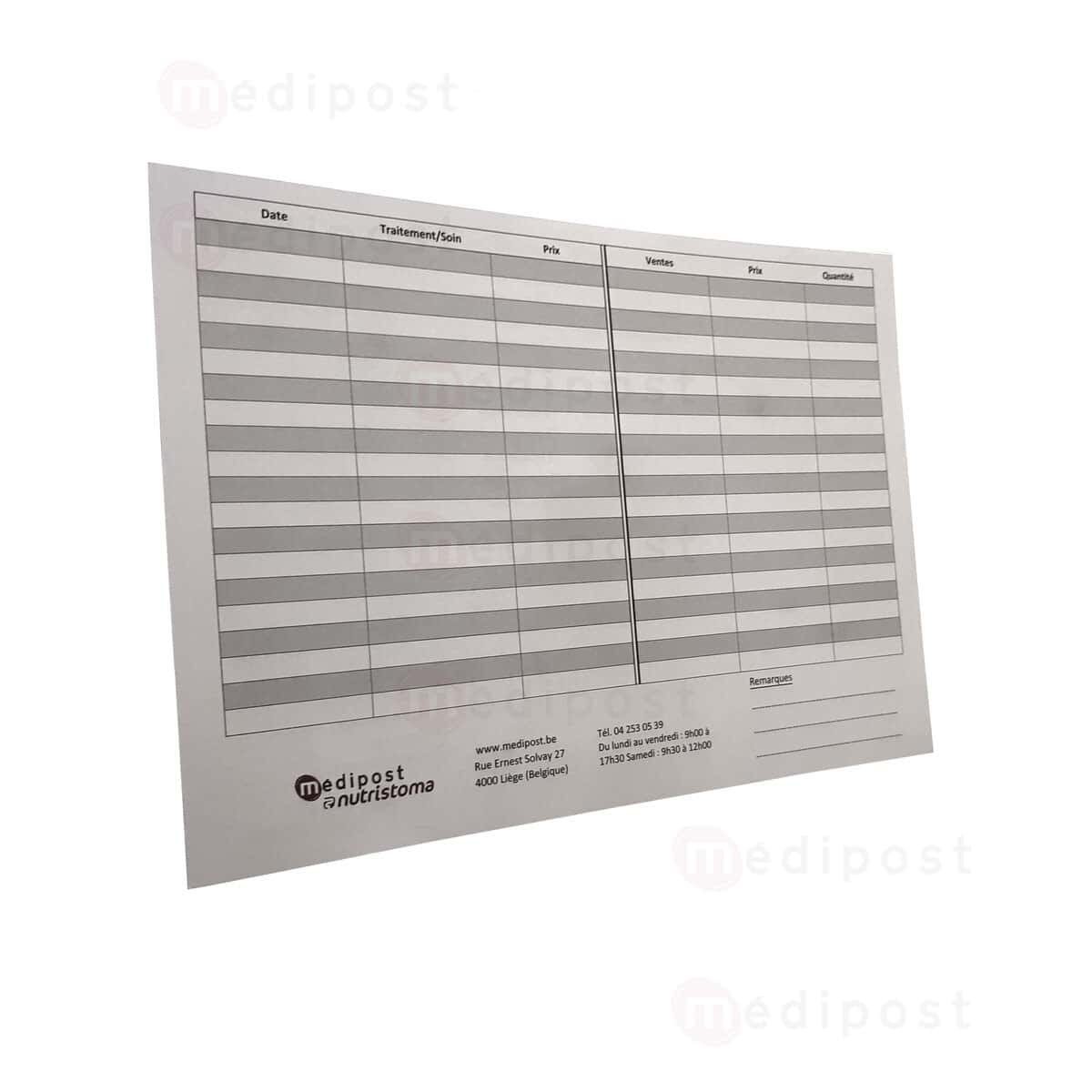 Fiche podologique suivi patient M02