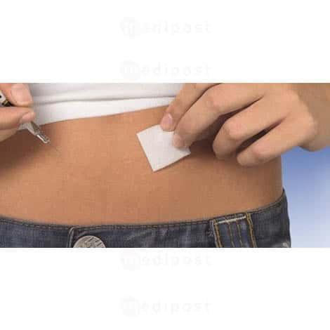 Tampons alcoolises emballage individuel 100 pcs M02