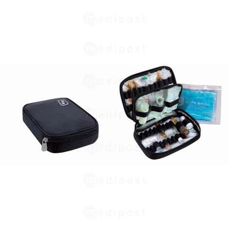 Ampoulier isotherme noir polyester M02