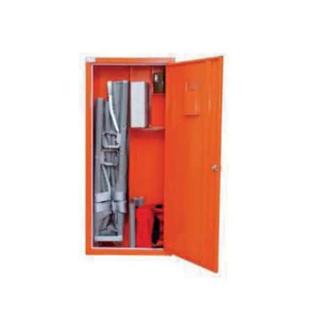 Armoire de rangement metallique pour civiere pliable en 4 M02