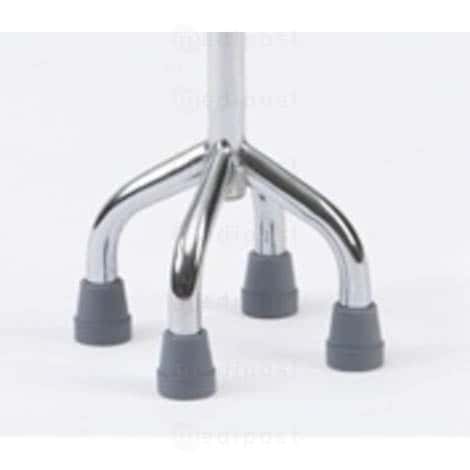 Canne quadripode alu reglable de 66 a 92cm petit pietement M02