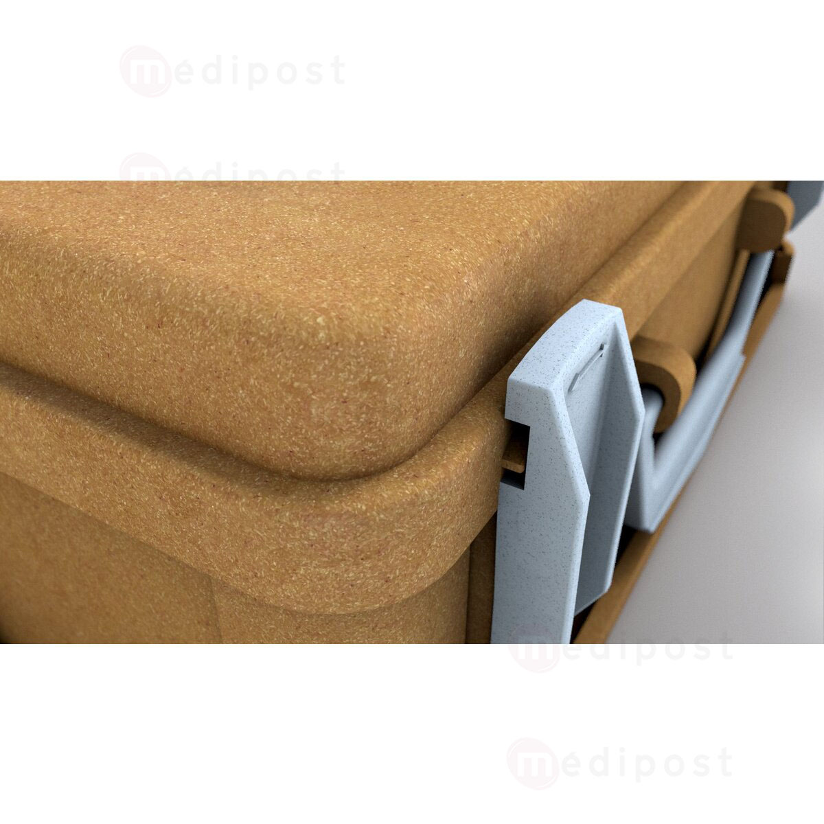 CAV460 Boite de secours vide ecologique avec support mural Blanc M6