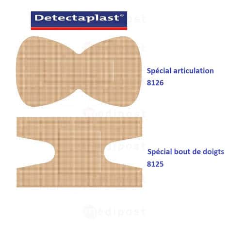 Detectaplast Elastic articulationcouleur chair 68x38mm M02