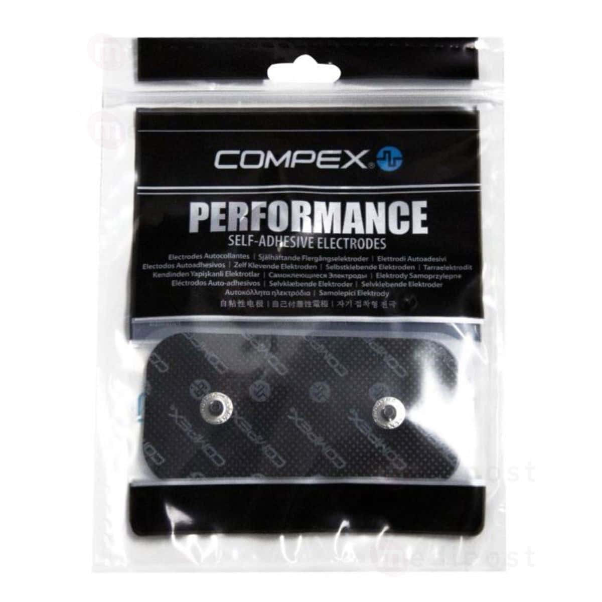 Electrode compex performance 5x10cm connecteur snap 2sorties M02