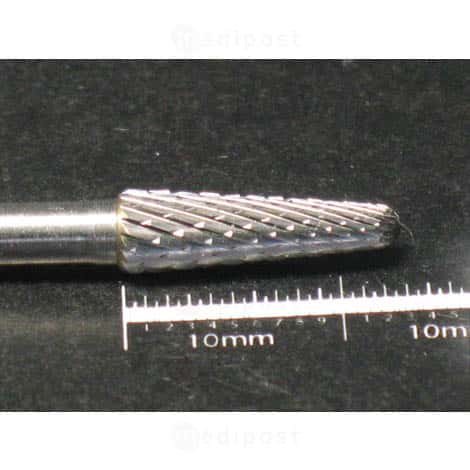 Fraise carburecone diametre3 1mm denture croisee moyenne M03