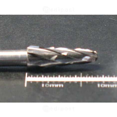 Fraise carbure cone diametre4 5mm denture croisee tres grosse M03