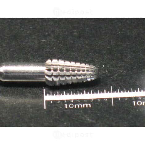 Fraise carbure cone diametre 4mm denture droite GQSR M02