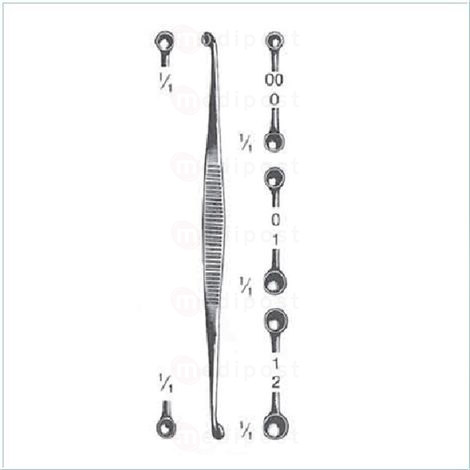 03249800 Curette de Martini double rond Taille 00  0 M02