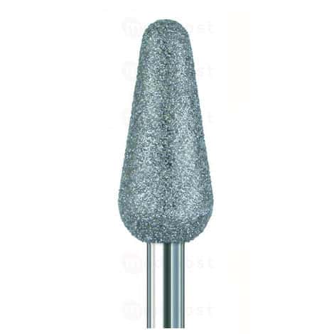 Fraise diamant flamme diametre6mm grain moyen M02