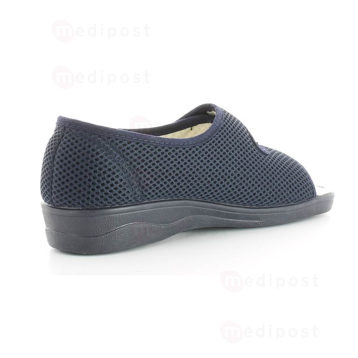 0213BLNEW35 Sandales Diane New ferme au talon 2 velcros Bleu 35 M02