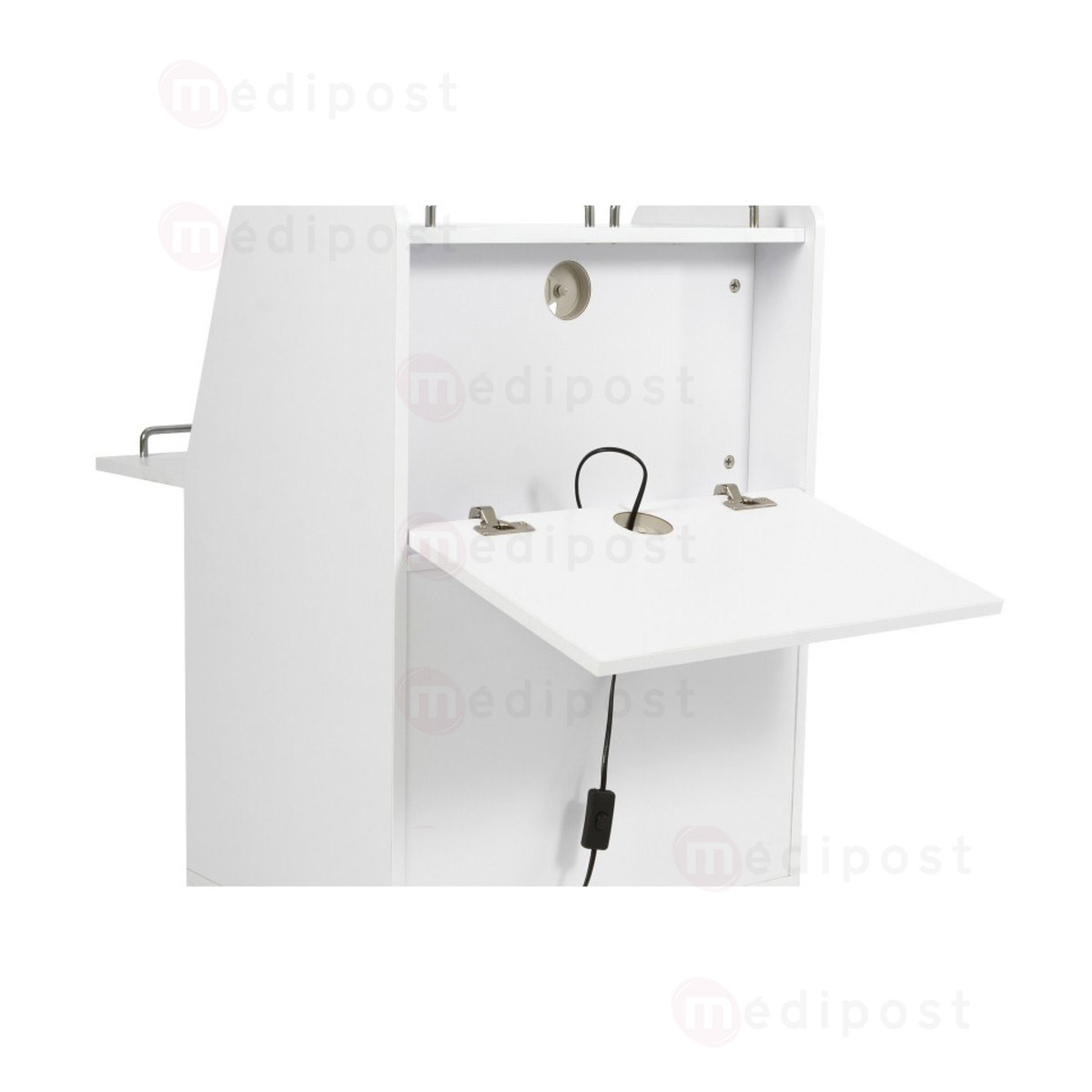 GUE200708 Gueridon avec tiroir de sterilisation UV serie Mobipost M02