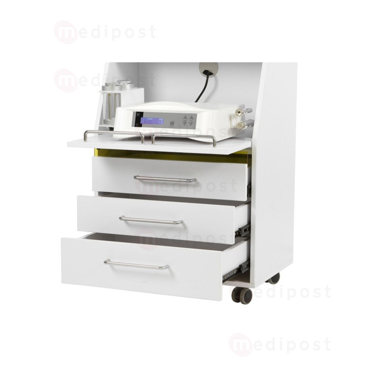 GUE200708 Gueridon avec tiroir de sterilisation UV serie Mobipost M03