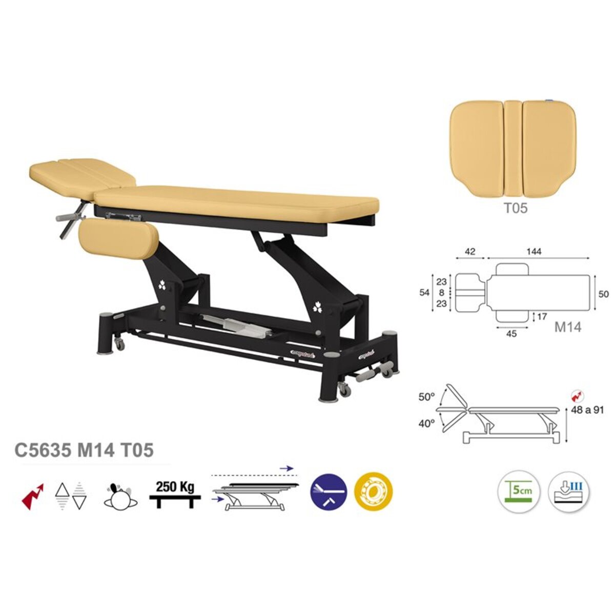 ASCC35 C5935C7935C5535C7535 Table electrique technique T05 50x188 serie C35 M04
