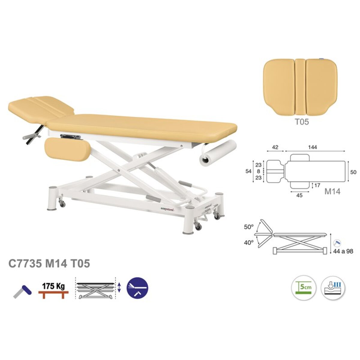 ASCC35 C5935C7935C5535C7535 Table electrique technique T05 50x188 serie C35 M06