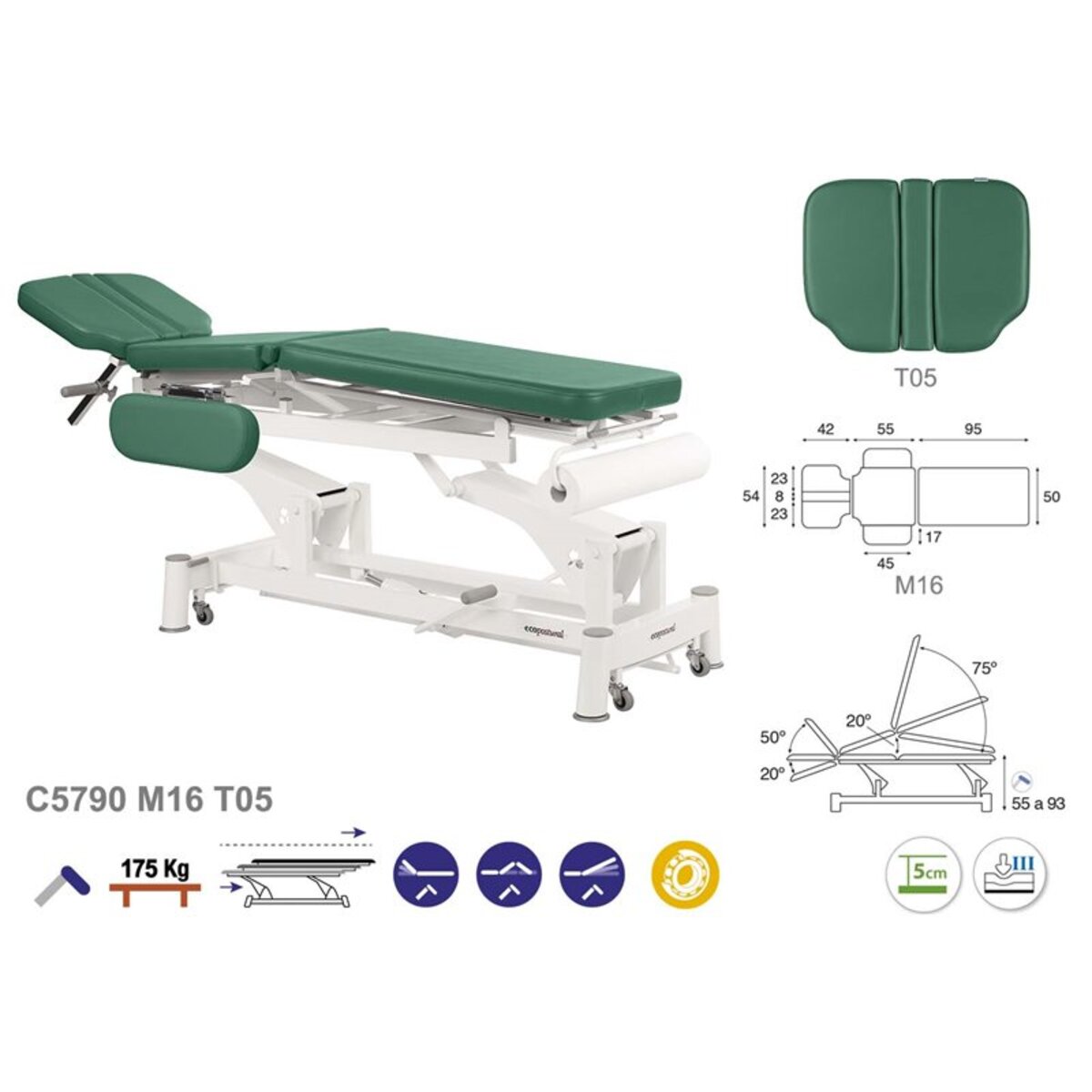 ASCC90 C5990C7990C5590C7590 Table electrique  multifonction T05 50x198 serie C90 M08
