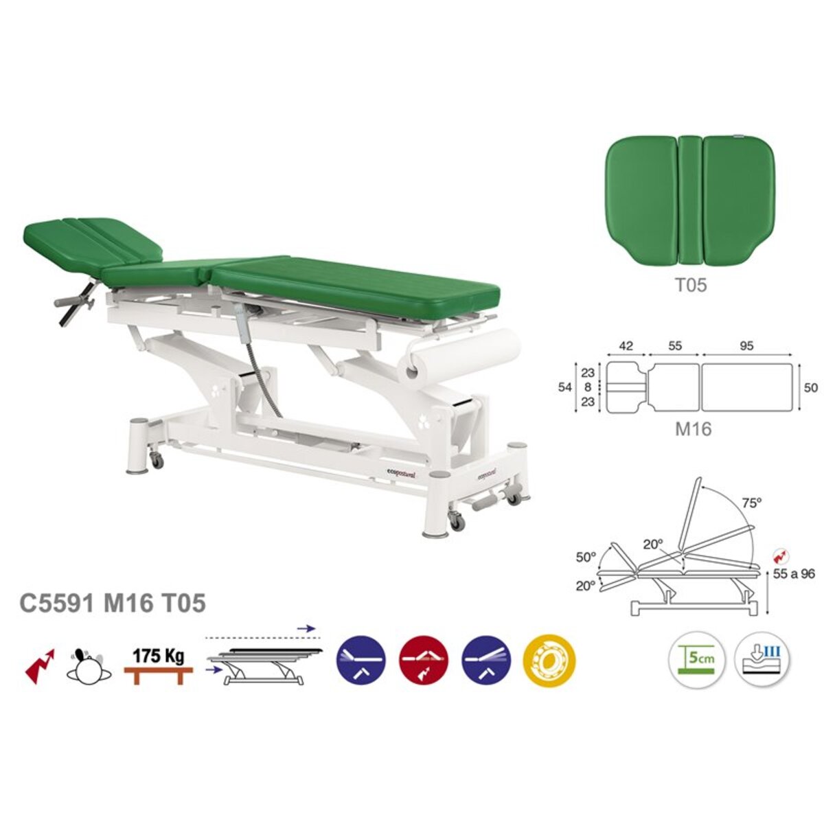 ASCC91 C5991C7991C5591C7591 Table electrique multifonction T05 50x198 serie C91 M02