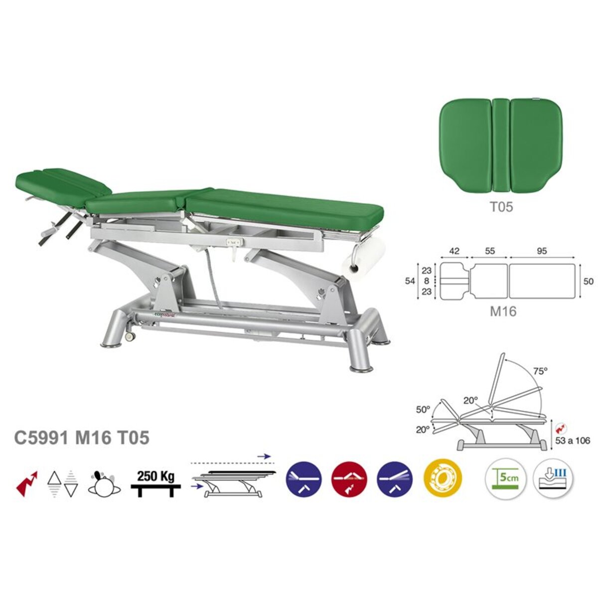 ASCC91 C5991C7991C5591C7591 Table electrique multifonction T05 50x198 serie C91 M03