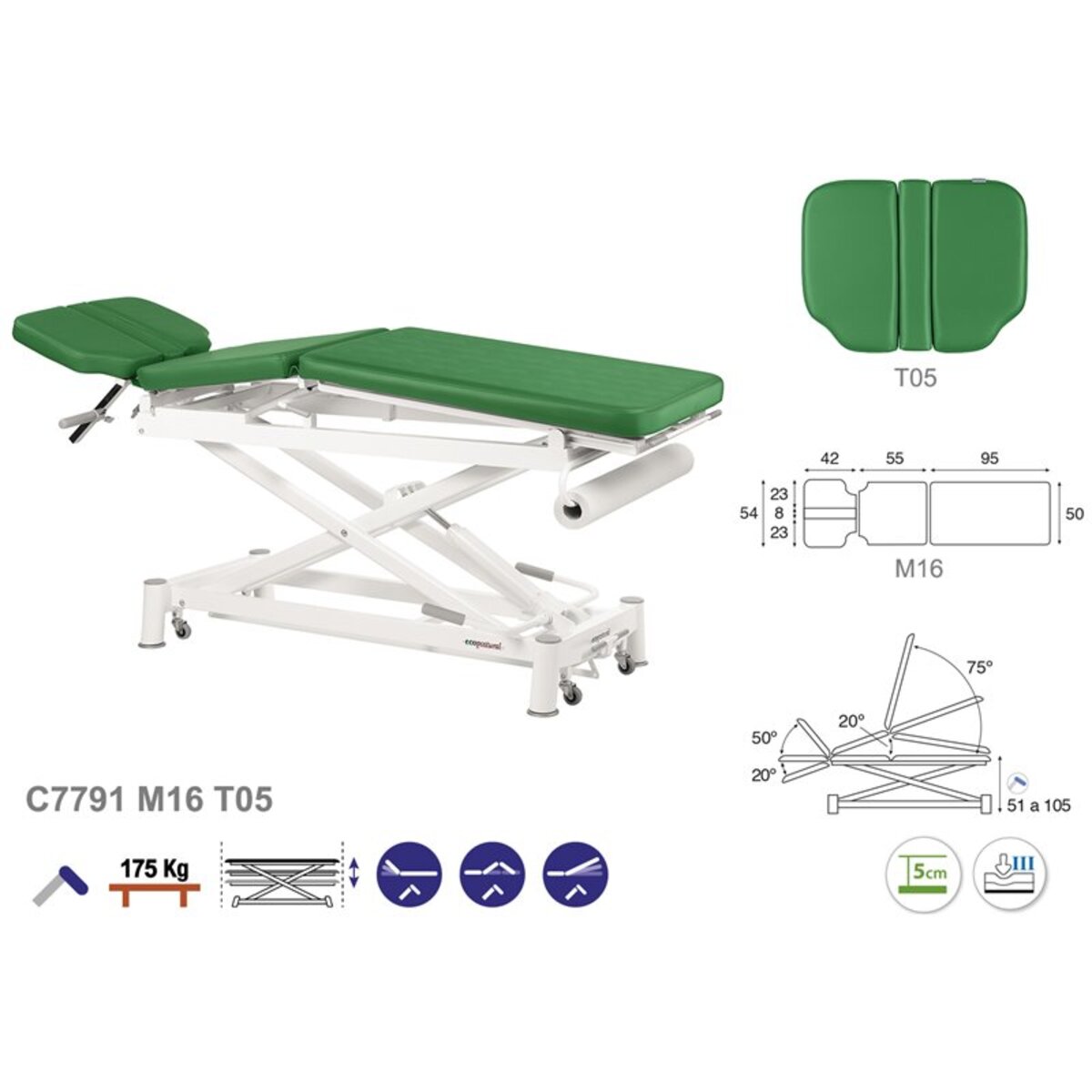 ASCC91 C5991C7991C5591C7591 Table electrique multifonction T05 50x198 serie C91 M07