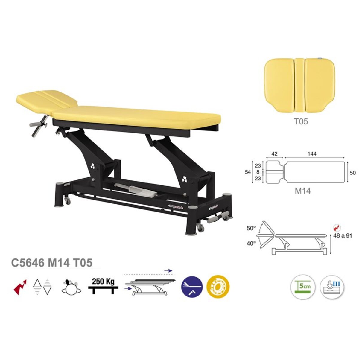 ASCC46 C5946C7946C5546C7546 Table electrique technique T05 50x188 serie C46 M04